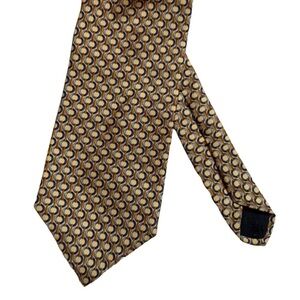 Brooks Brothers 346 silk print necktie with geometric print